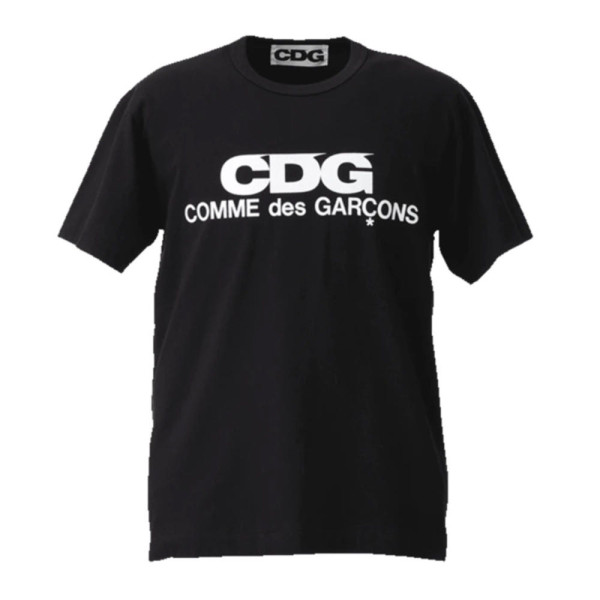꼼데가르송 CDG 로고 반팔 티셔츠 블랙 화이트 SZ-T005