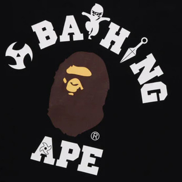 베이프 닌자 NINJA 컬리지 반팔 티셔츠 2컬러 1L22110017