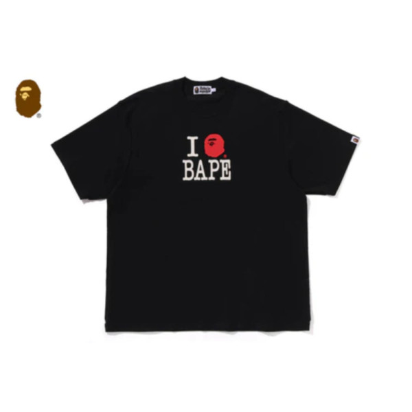 베이프 베이프 로고 인사이드 아웃 릴렉스핏 반팔티 2컬러 1L30109352