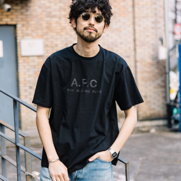 퍼블럭스 A.P.C. 별주 릴렉스 핏 반팔티 RUE MADAME FSM 2.0 2컬러 1026046300013