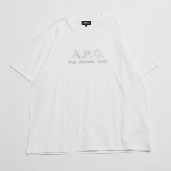 퍼블럭스 A.P.C. 별주 릴렉스 핏 반팔티 RUE MADAME FSM 2.0 2컬러 1026046300013