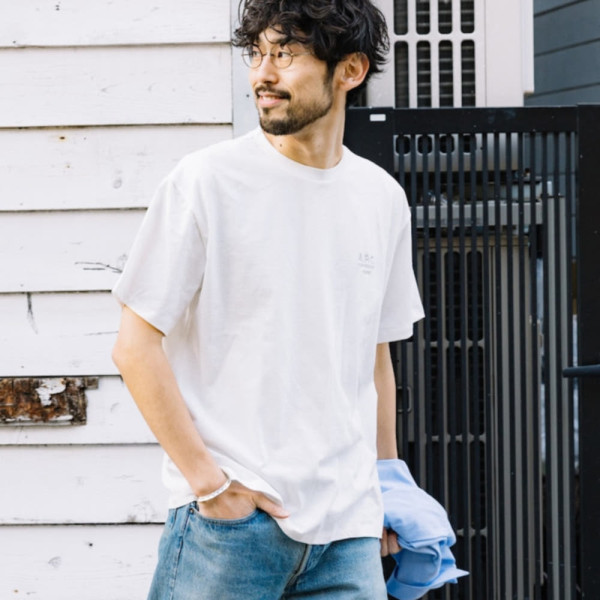 퍼블럭스 A.P.C. 별주 릴렉스 핏 반팔티 RAYMOND FSM 2컬러 1026046300014