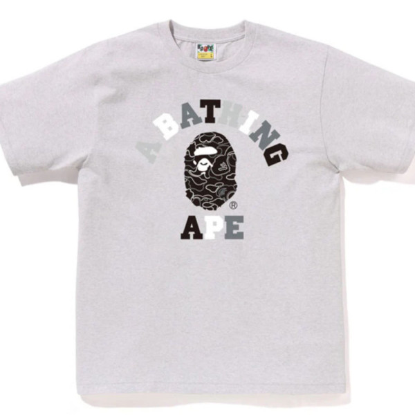 베이프 네온 카모 컬리지 반팔 티셔츠 3컬러 1L30110038