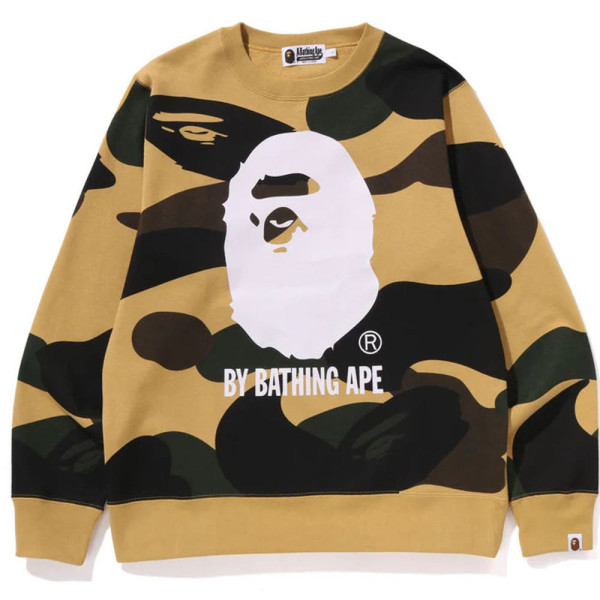 베이프 자이언트 1ST 카모 바이 배팅 에이프 크루넥 스웻셔츠 2컬러 1L30113011