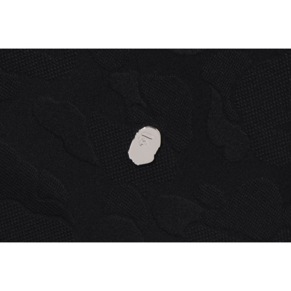 베이프 솔리드 카모 자카드 원 포인트 릴렉스핏 크루넥 스웻셔츠 3컬러 1L30113305