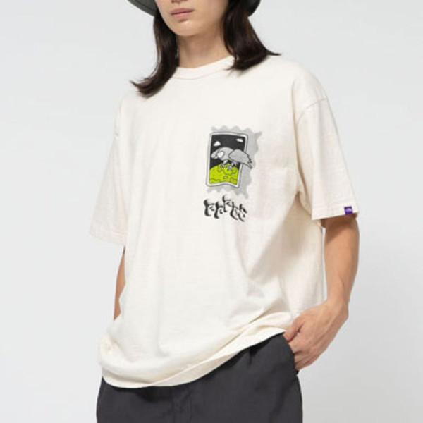 노스페이스 퍼플라벨 FFFRS 그래픽 티셔츠 네추럴 N25SI067