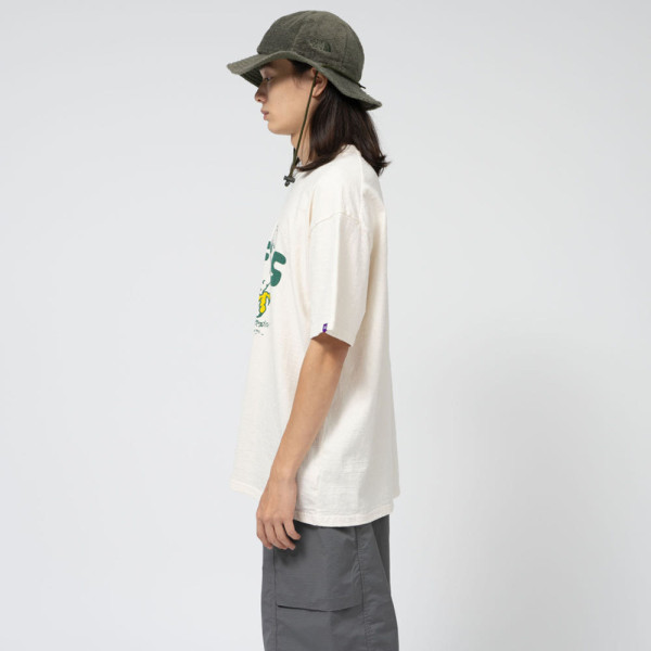 노스페이스 퍼플라벨 FFFRS 그래픽 콤보 티셔츠 네추럴 N25SI066