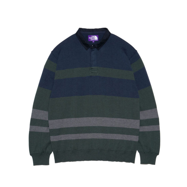 노스페이스 퍼플라벨 필드 니트 럭비셔츠 2컬러 N25SJ025