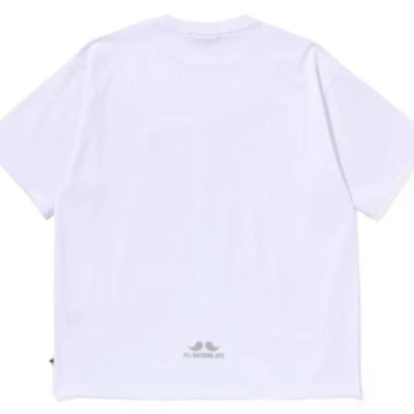 베이프 원포인트 베이직 티셔츠 2컬러 7L30110302