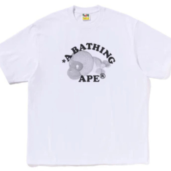 베이프 마일로 컬리지 릴렉스 핏 티셔츠 3컬러 2L30110302