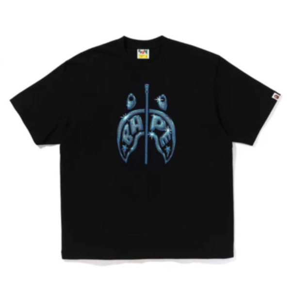 베이프 샤크 릴렉스핏 반팔티 블랙 1L30110331