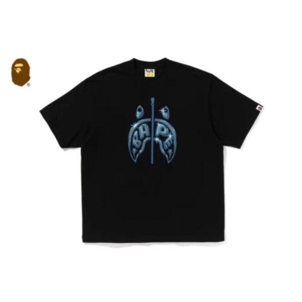 베이프 샤크 릴렉스핏 반팔티 블랙 1L30110331