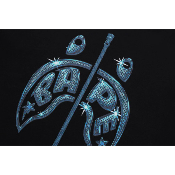 베이프 샤크 릴렉스핏 반팔티 블랙 1L30110331