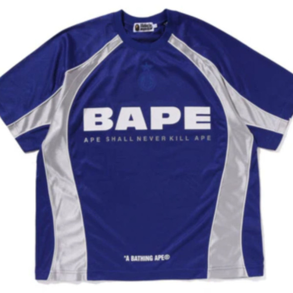 베이프 솔리드 카모 자카드 멀티로고 릴렉스 핏 축구 유니폼 3컬러 1L30109312