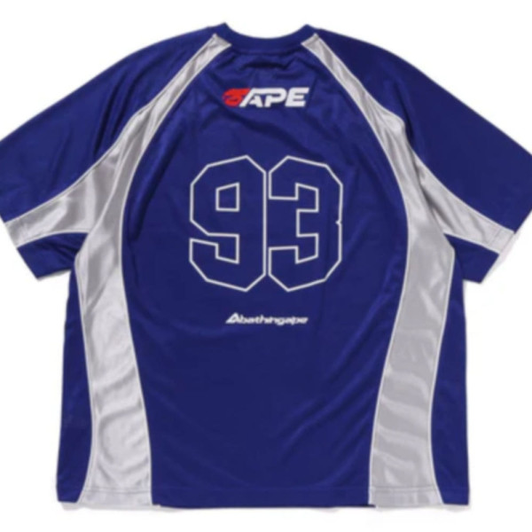 베이프 솔리드 카모 자카드 멀티로고 릴렉스 핏 축구 유니폼 3컬러 1L30109312