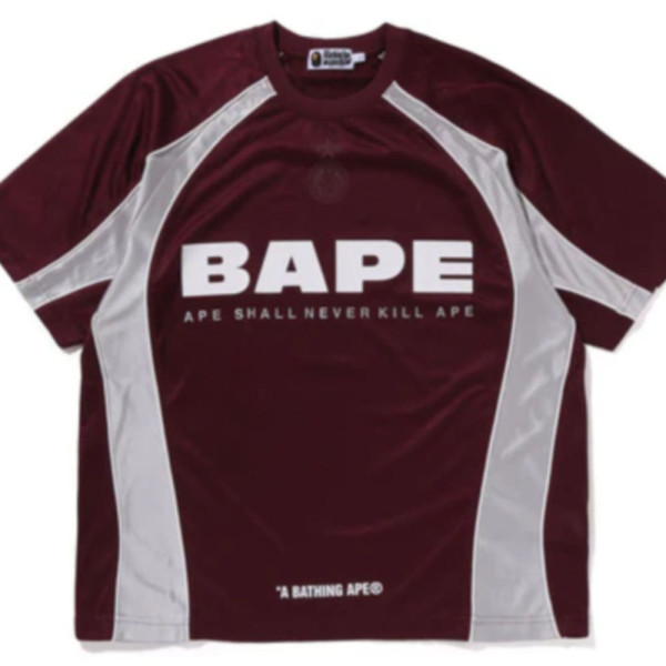 베이프 솔리드 카모 자카드 멀티로고 릴렉스 핏 축구 유니폼 3컬러 1L30109312