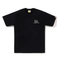 베이프 리플렉터 테크 로고 반팔티 블랙 1L30110051