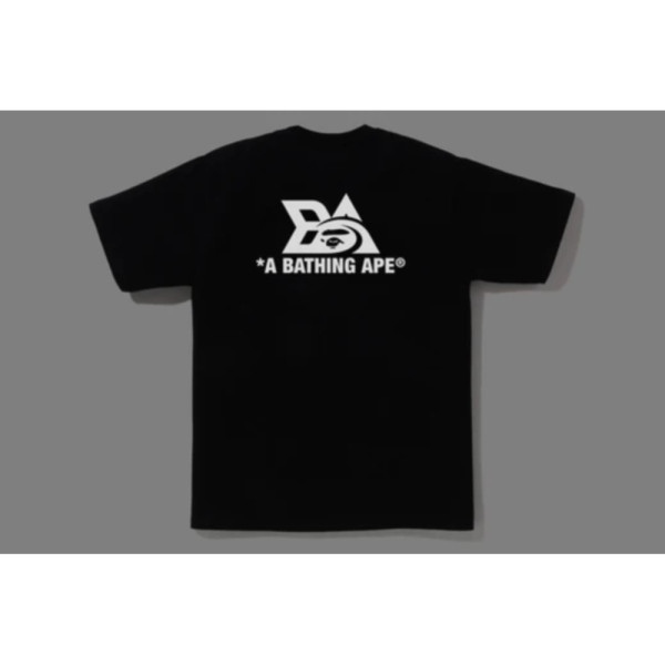 베이프 리플렉터 테크 로고 반팔티 블랙 1L30110051