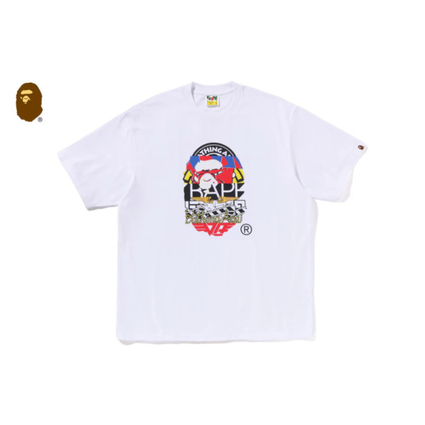 베이프 멀티 로고 에이프 헤드 릴렉스핏 반팔티 2컬러 1L30110332