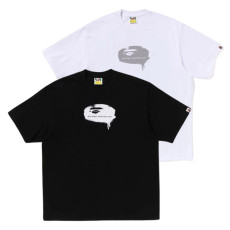 베이프 그라피티 에이프 헤드 로고 릴렉스핏 반팔 티셔츠 2컬러 1L30110309