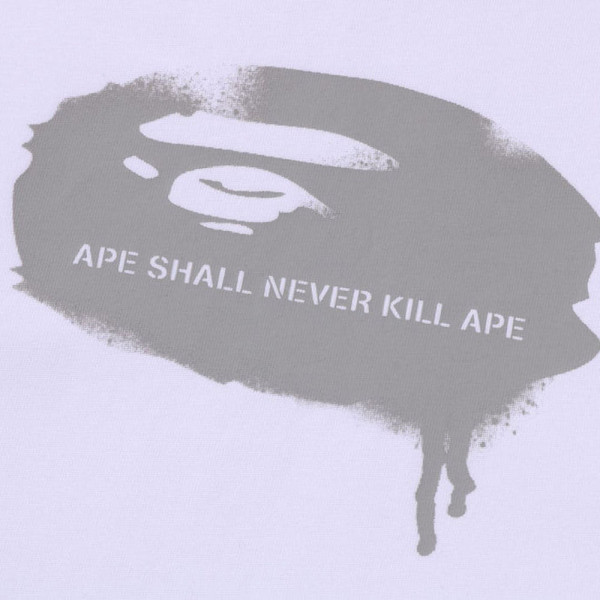 베이프 그라피티 에이프 헤드 로고 릴렉스핏 반팔 티셔츠 2컬러 1L30110309