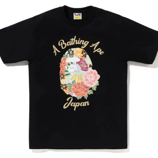 베이프 재패니스 피오니 반팔 티셔츠 2컬러 1K72110146