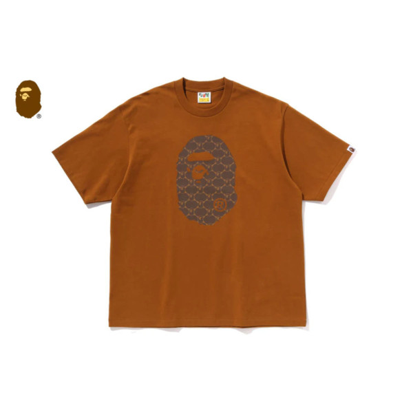 베이프 컬리지 모노그램 에이프 헤드 릴렉스핏 반팔티 3컬러 1L30110334