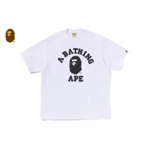 베이프 컬리지 모노그램 컬리지 릴렉스핏 반팔티 3컬러 1L30110322