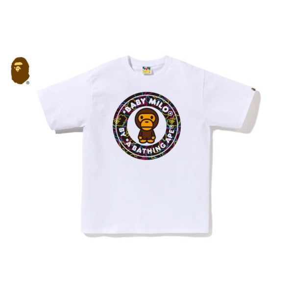 베이프 네온 카모 마일로 비지 웍스 반팔티 3컬러 2L30110009