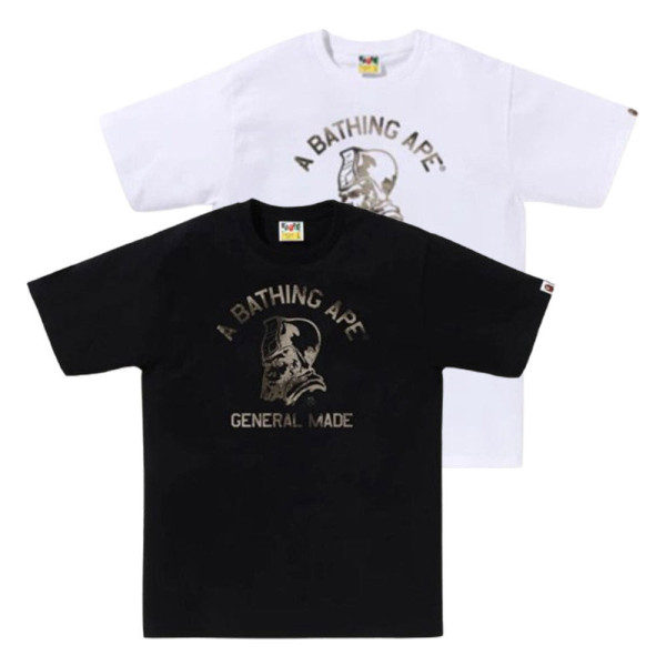 베이프 하이 톤 블리치 제네럴 메이드 반팔티 2컬러 1L30110046