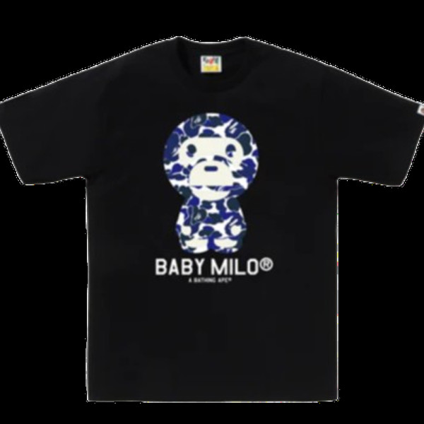 베이프 온라인 한정 베이프 닷컴 베이비 마일로 베이펙스 반팔티 2컬러 2L25110002