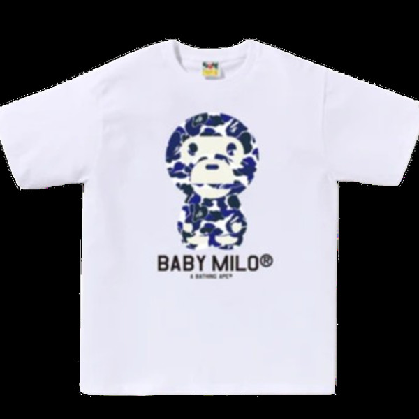 베이프 온라인 한정 베이프 닷컴 베이비 마일로 베이펙스 반팔티 2컬러 2L25110002