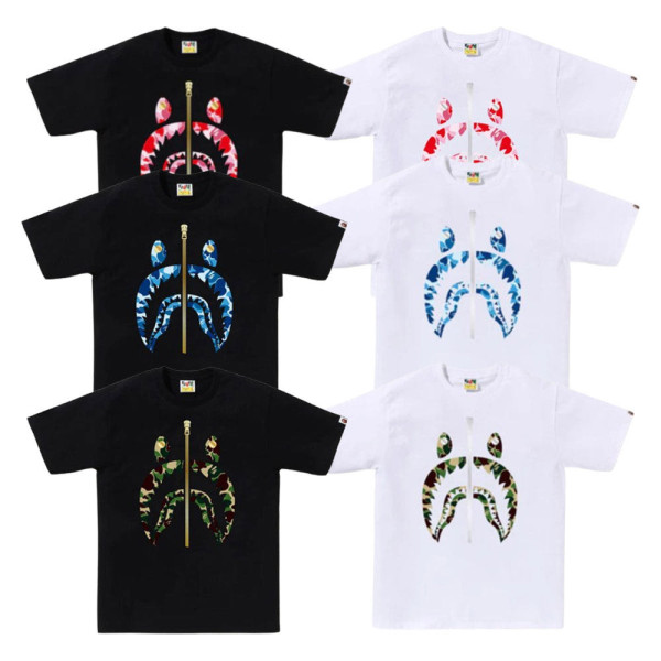 베이프 ABC 카모 샤크 반팔티 6컬러 1L30110008