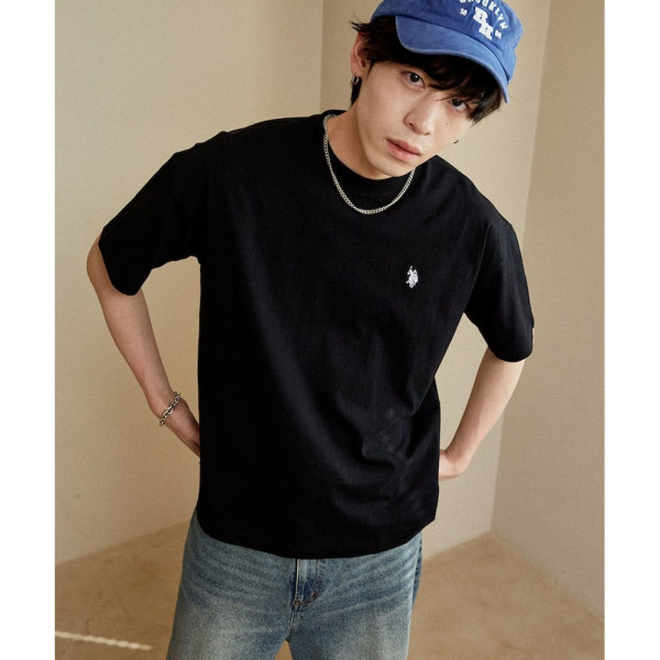 퍼블럭스 U.S. POLO ASSN. 유에스폴로에센 별주 원포인트 자수 크루넥 반팔 티셔츠 7컬러 3127291600013