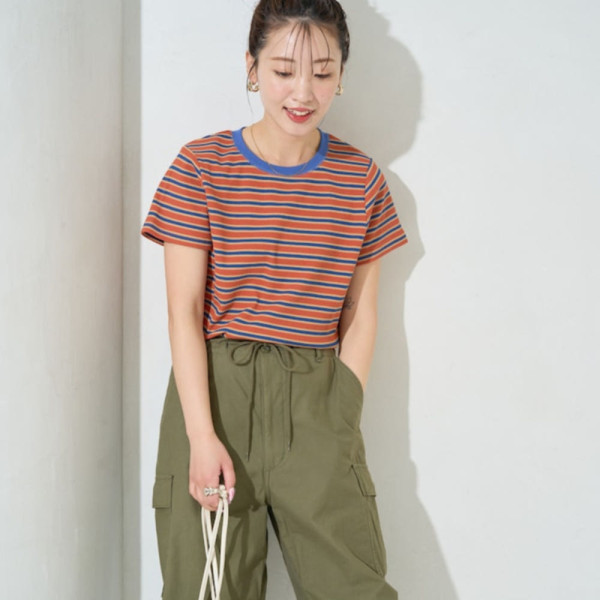 프릭스스토어 멀티 보더 반팔 티셔츠 5컬러 1323248901621