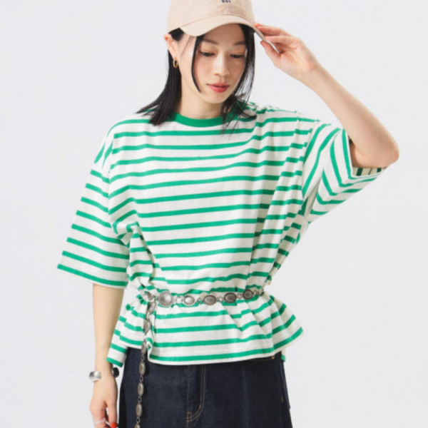 빔즈 빅사이즈 보더 반소매 티셔츠 3컬러 13-04-0317-138