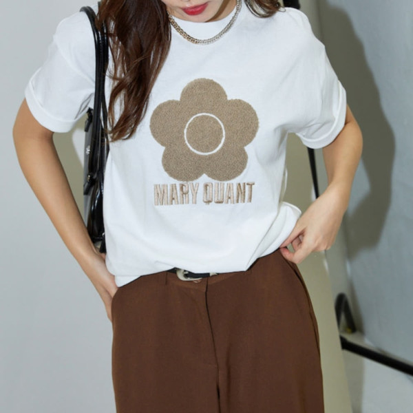 퍼블럭스 MARY QUANT 사가라 자수 티셔츠 5컬러 3223375300010