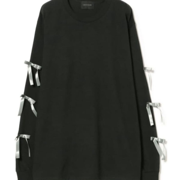 빔즈 CAROLINA GLASER 리본 롱 슬리프 티셔츠 2컬러 62-14-0032-438