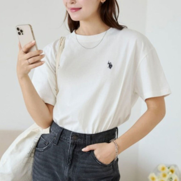 U.S. POLO ASSN. 유에스폴로에센 별주 WEGO 원포인트 티셔츠 6컬러 MC21SM04-L0001