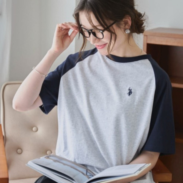 U.S. POLO ASSN. 유에스폴로에센 별주 WEGO 원포인트 티셔츠 6컬러 MC21SM04-L0001