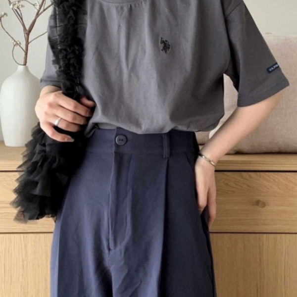 U.S. POLO ASSN. 유에스폴로에센 별주 GeeRA 원포인트 자수 카라 티셔츠 4컬러 208602