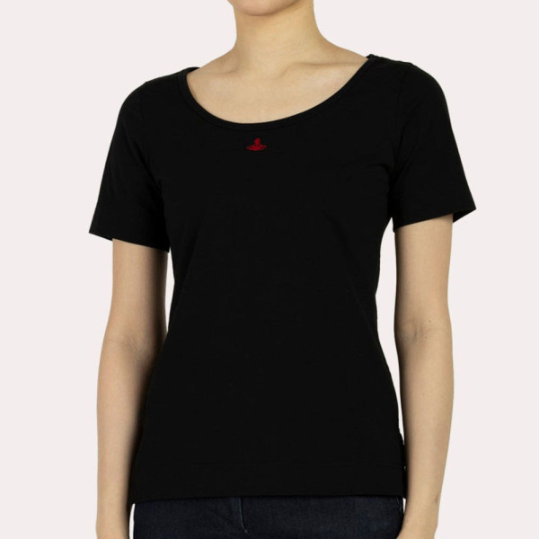 비비안웨스트우드 코튼 베이직 라운드넥 티셔츠 4컬러 1612351023