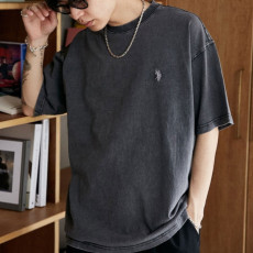 퍼블럭스 U.S. POLO ASSN. 유에스폴로에센 별주 원포인트 자수 로고 피그먼트 티셔츠 4컬러 3127291600008