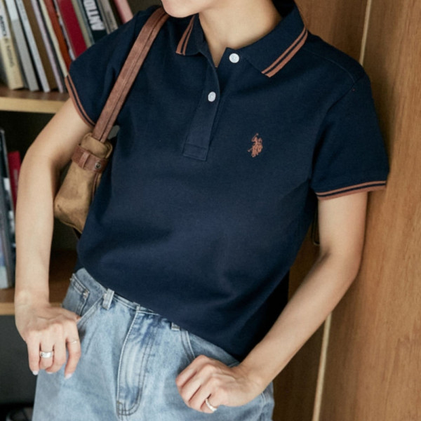 퍼블럭스 U.S. POLO ASSN. 유에스폴로에센 별주 라인 원포인트 자수 폴로 셔츠 5컬러 3223291600004