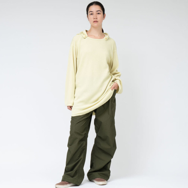 나나미카 여성 에코 블루 와플 파카 티셔츠 3컬러 S25SH027