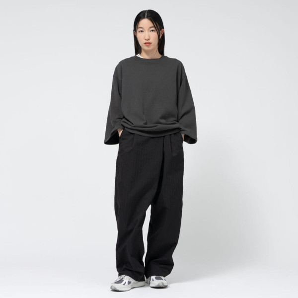 노스페이스 퍼플라벨 여성 11oz 필드 크롭 반소매 스위트 셔츠 3컬러 N25SH043