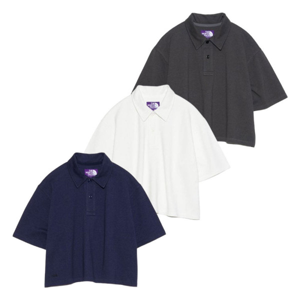 노스페이스 퍼플라벨 모스 스티치 필드 크롭 폴로 티셔츠 3컬러 N25SH092