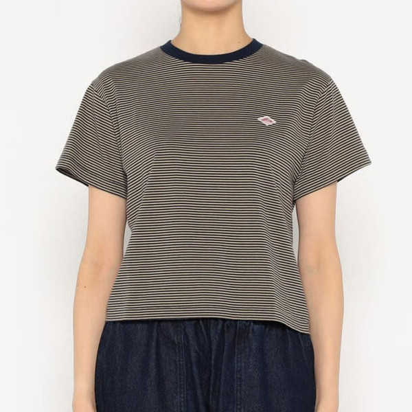 단톤 여성 세미 크롭 반소매 티셔츠 6컬러 DT-C0408 CVT-ST DNB251L103-0004