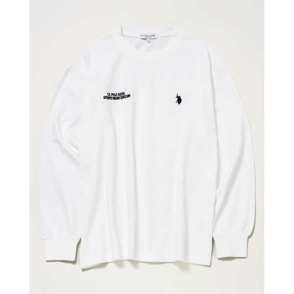U.S. POLO ASSN. 유에스폴로에센 더블홀스맨 자수 긴팔티 5컬러 PLM51213DQ