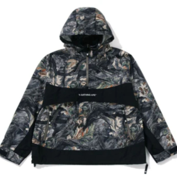 베이프 트리 엣지 카모 아노락 자켓 2컬러 1L80140004